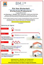 Zivilschutz-Probealarm am 05.Oktober 2013